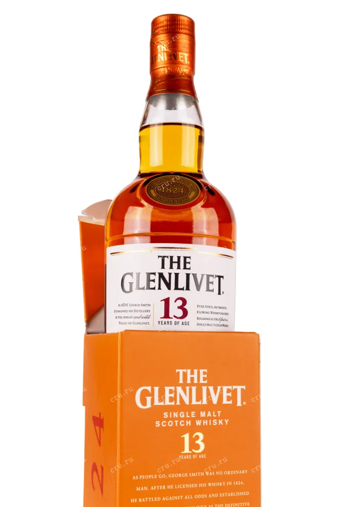 В подарочной коробке The Glenlivet 13 Years Old gift box 0.7 л