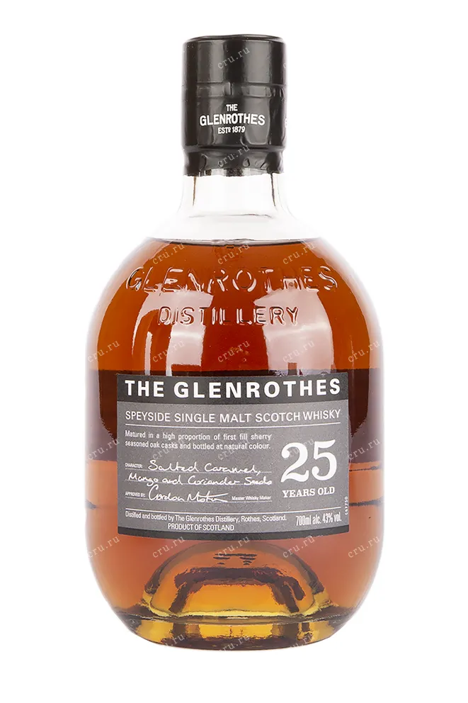 Виски Glenrothes 25 years old gift box  0.7 л