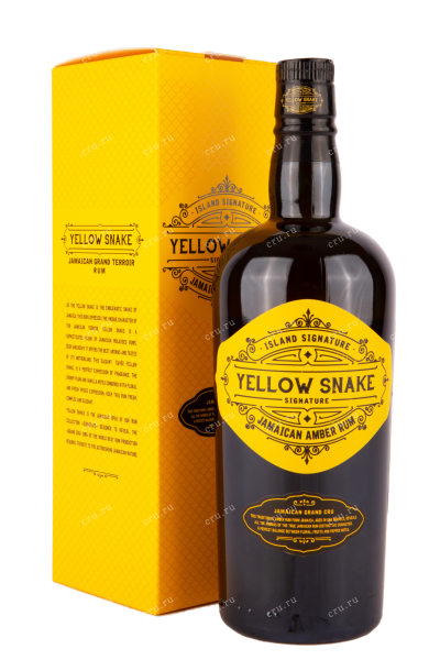 Ром Yellow Snake Jamaican Amber Rum gift box  0.7 л