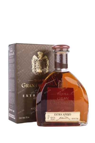 Текила Gran Orendain Extra Anejo with gift box  0.75 л