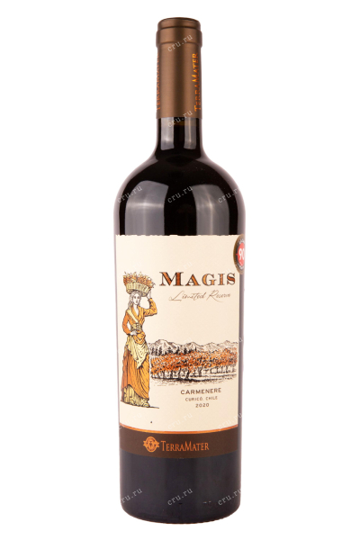 Вино TerraMater Magis Limited Reserve Carmenere 2020 0.75 л