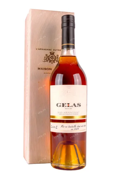 Арманьяк Gelas Bas Armagnac gift box 2002 0.7 л