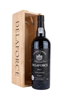 Портвейн Delaforce Vintage Port with wooden box 2017 0.75 л