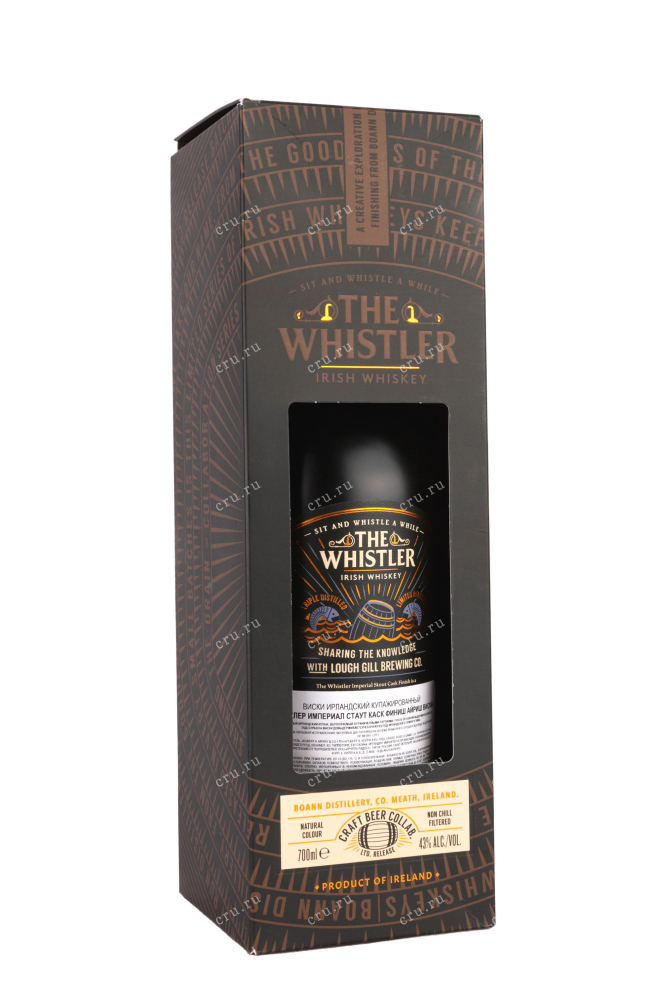 Подарочная коробка The Whistler Imperial Stout Cask Finish Irish gift box 0.7 л