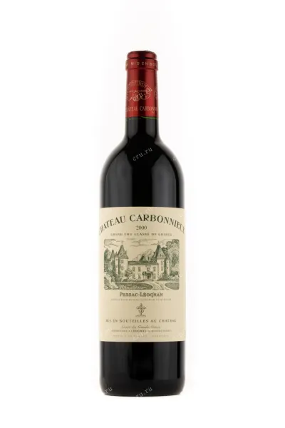 Вино Chateau Carbonnieux Grand Cru Classe de Graves Pessac-Leognan 2000 0.75 л