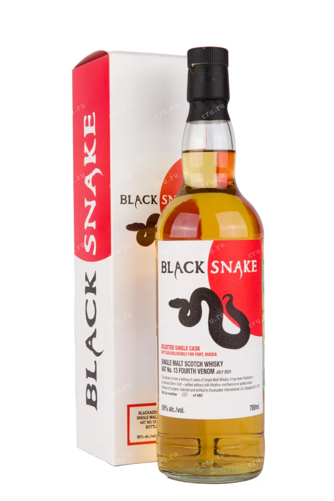 Виски Blackadder Black Snake Single Malt  0.7 л