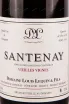 Этикетка Santenay Vieilles Vignes Domaine Louis Lequin et Fils 2016 0.75 л