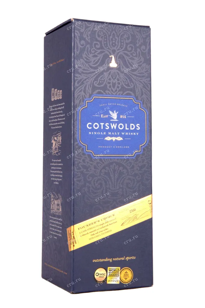 Подарочная коробка Cotswolds Founders Choice in gift box 0.75 л