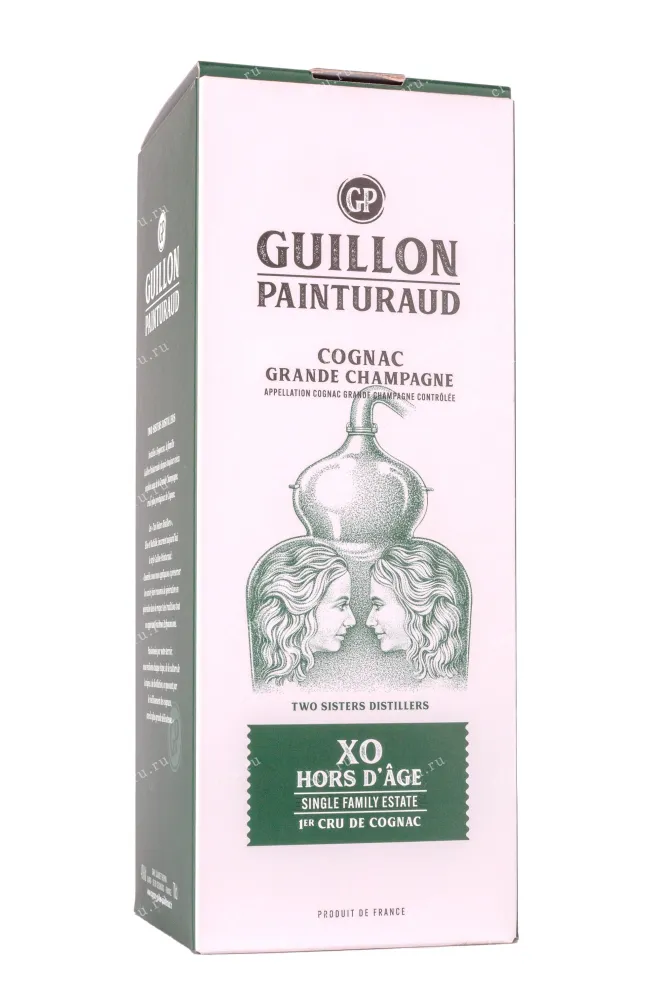 Подарочная коробка Guillon Painturaud XO Hors dAge 1er Cru de Cognac in gift box 0.7 л