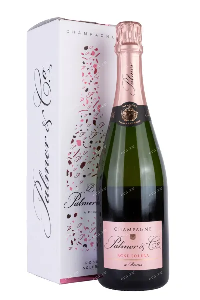 Шампанское Champagne Palmer & Co Rose Solera gift box  0.75 л