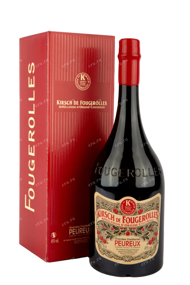 Дистиллят Kirsch de Fougerolles gift box  0.7 л