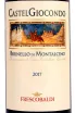 Этикетка Brunello di Montalcino Castelgiocondo Frescobaldi 2017 0.75 л
