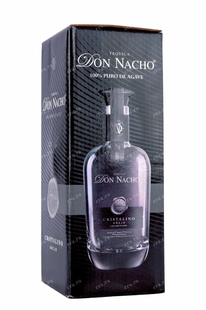 Текила Don Nacho Cristal Anejo Cristalino in gift box  0.75 л