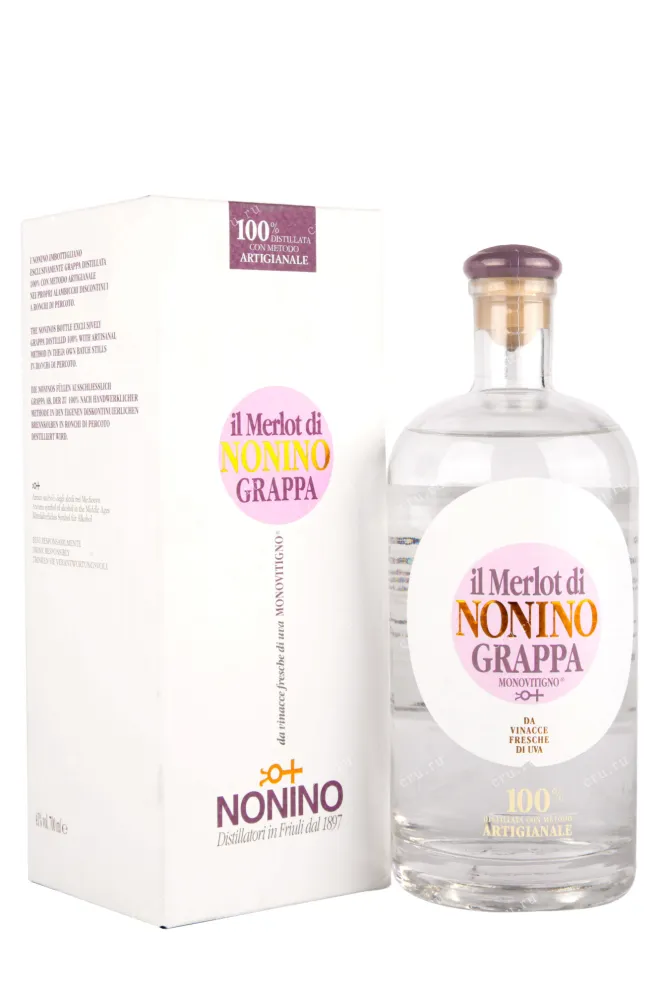 Граппа Nonino Merlot  0.7 л