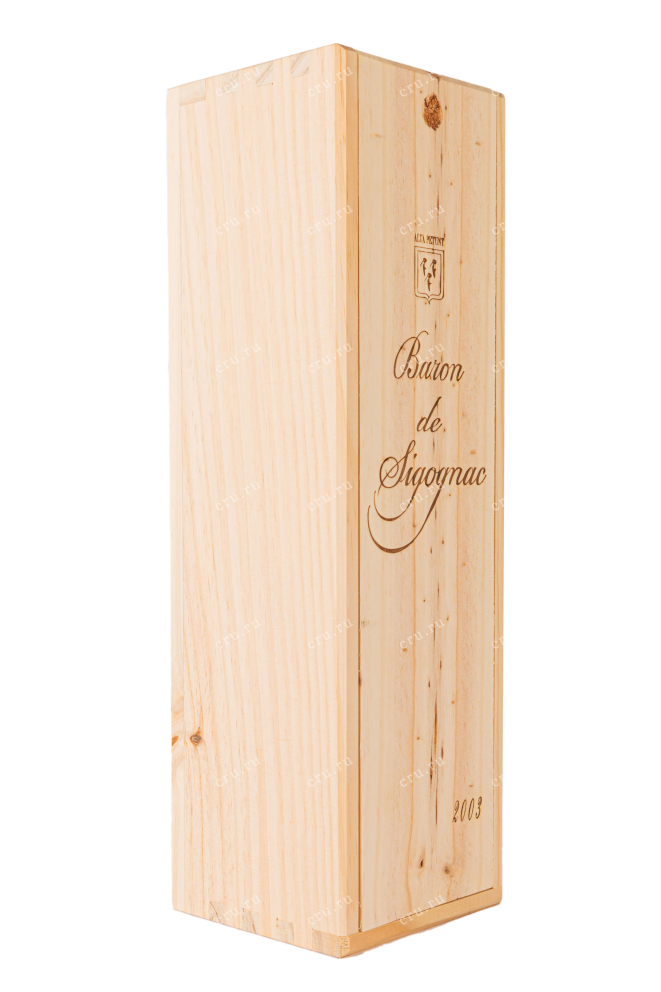 Деревянная коробка Baron de Sigognac wooden box 2003 0.7 л