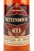 Этикетка виски Rittenhouse Straight Rye Bottled-In-Bond 0.7