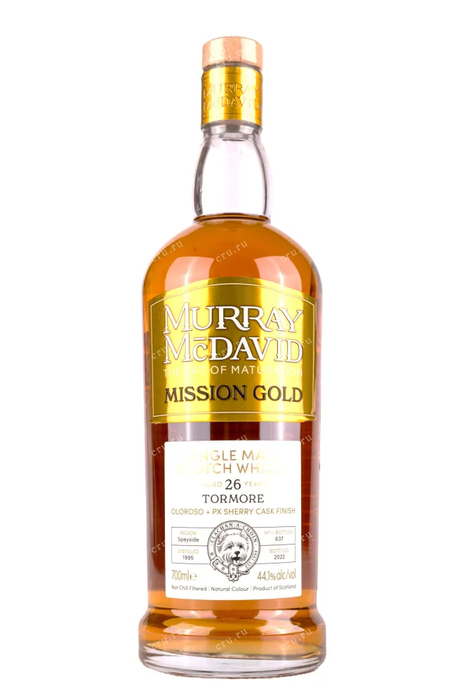 Бутылка Murray McDavid Mission Gold Tormore 26 years old gift box 0.7 л