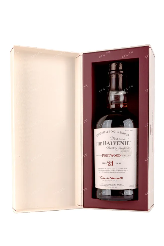 В подарочной коробке Balvenie PortWood 21 years old gift box 0.7 л