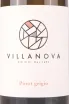 Этикетка Villanova Pinot Grigio Friuli Isonzo  0.75 л