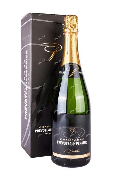 Шампанское Prevoteau-Perrier L'Equilibre in gift box 2019 0.75 л
