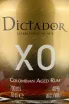 Этикетка Dictador XO Perpetual 0.7 л