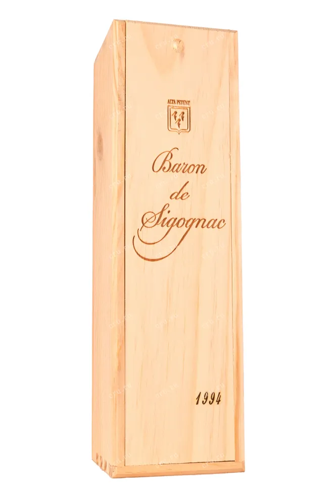 Деревянная коробка Baron de Sigognac wooden box 1994 0.7 л