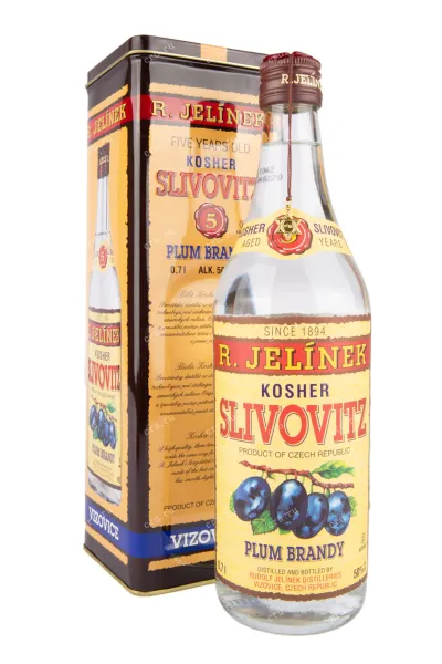 Дистиллят R. Jelinek Slivovitz Bila Kosher 5 Years in tube  0.7 л