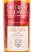 Этикетка Murray McDavid Mystery Malt Lennox Peat 4 Years Old gift box 0.7 л