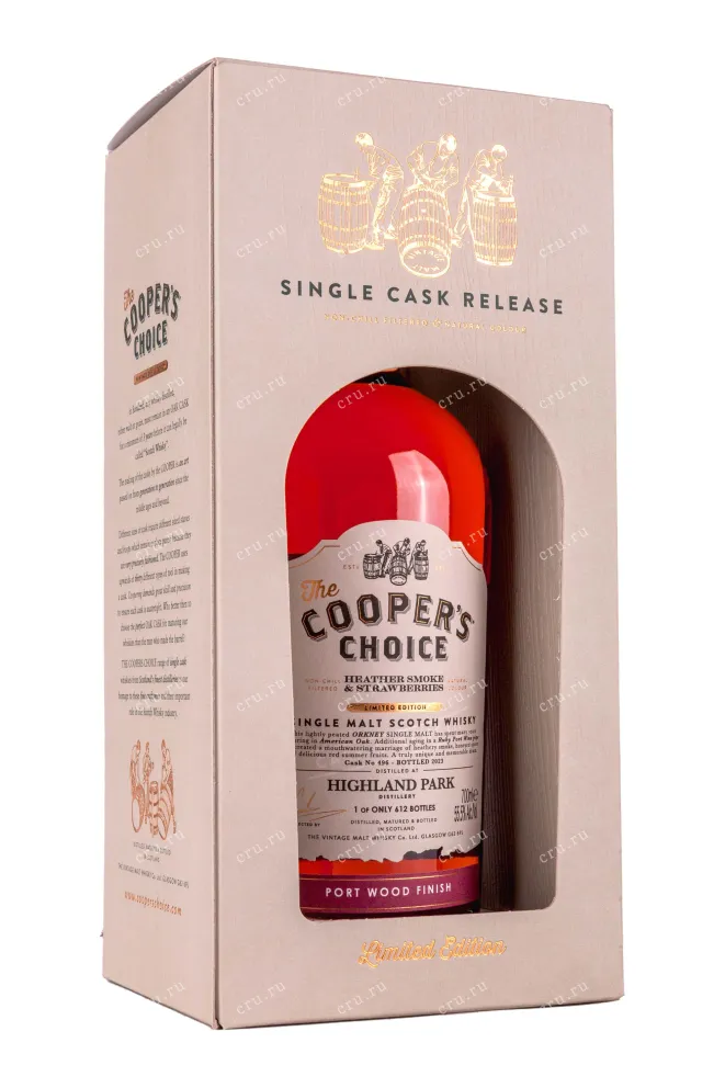 В подарочной коробке The Coopers Choice Highland Park Port gift box 0.7 л