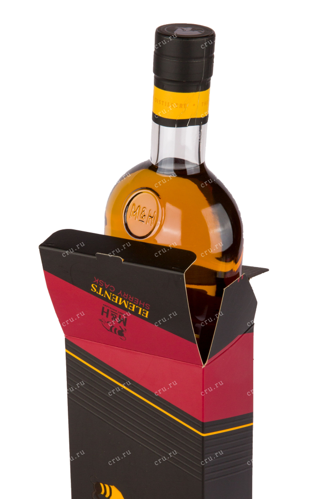 Бутылка виски M&H Elements Sherry 0.7 в подарочной коробке