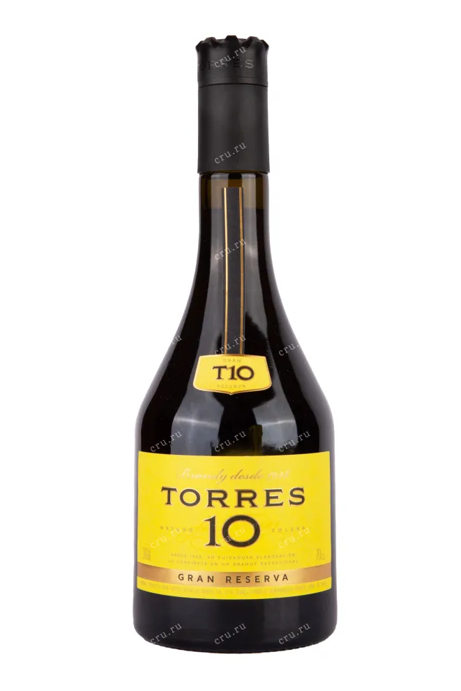 Бутылка Torres 10 Gran Reserva in gift box + 2 glasses 0.7 л