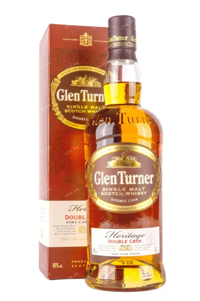 Виски Glen Turner Heritage Double Cask Port Cask Finish in gift box  0.7 л