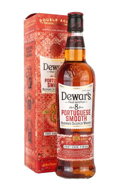 Виски Dewar's 8 years Portuguese Smooth gift box  0.7 л