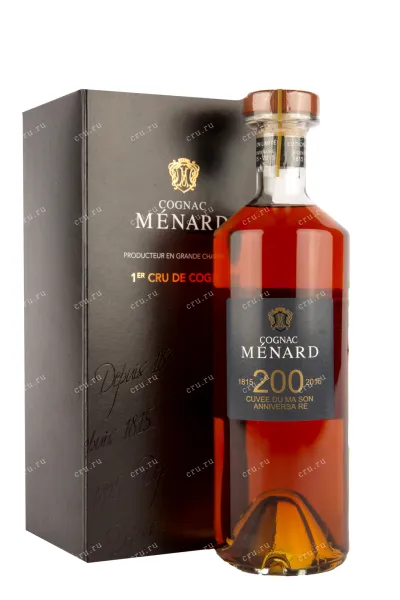 Коньяк Menard Maison Anniversaire 200 ans gift box   0.5 л