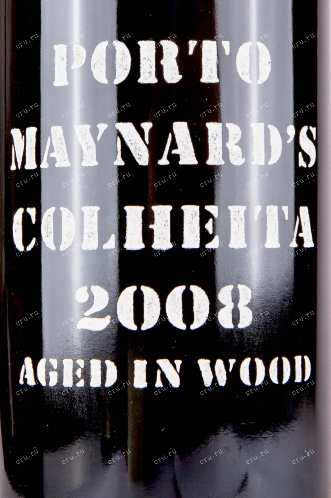 Этикетка Maynards Colheita Porto wooden box 2008 0.75 л