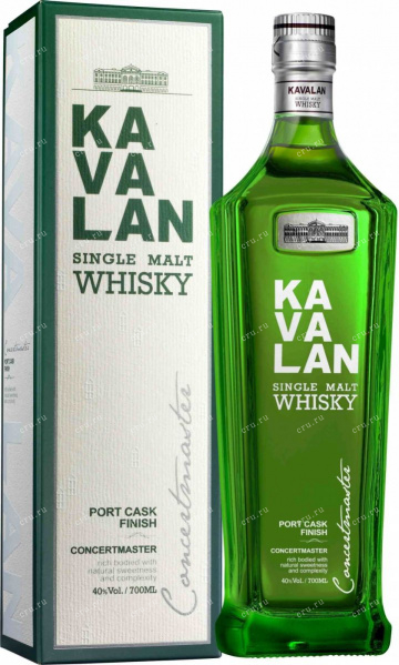 Виски Kavalan Concertmaster Port Finish gift box  0.7 л