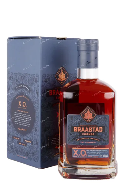 Коньяк Braastad XO gift box   0.7 л