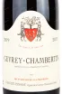 Этикетка Domaine Geantet-Pansiot Gevrey-Chambertin 2019 0.75 л