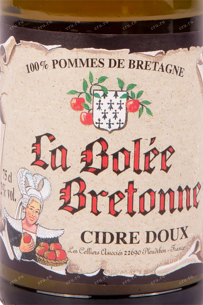Сидр La Bolee Bretonne Cidre Doux  0.75 л