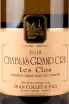 Этикетка вина Domaine Jean Collet et Fils Chablis Grand Cru les Clos AOC 2018 0.75 л