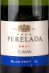 Этикетка Cava Perelada Brut in gift box 2020 0.75 л