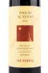 Этикетка вина Poggio al Vento Riserva Brunello di Montalcino DOCG 2012 0.75 л