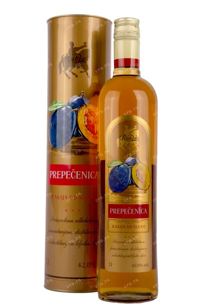 Ракия Rubin Prepecenica in tube  1 л