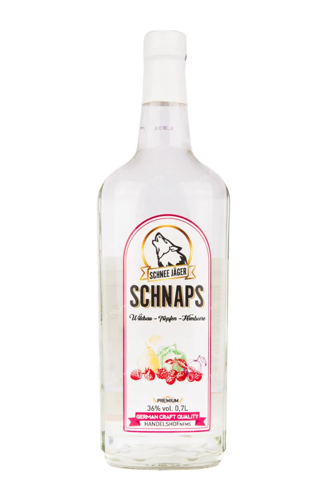 Шнапс Schnee Jager Wildsau-Tropfen-Himbeere  0.7 л