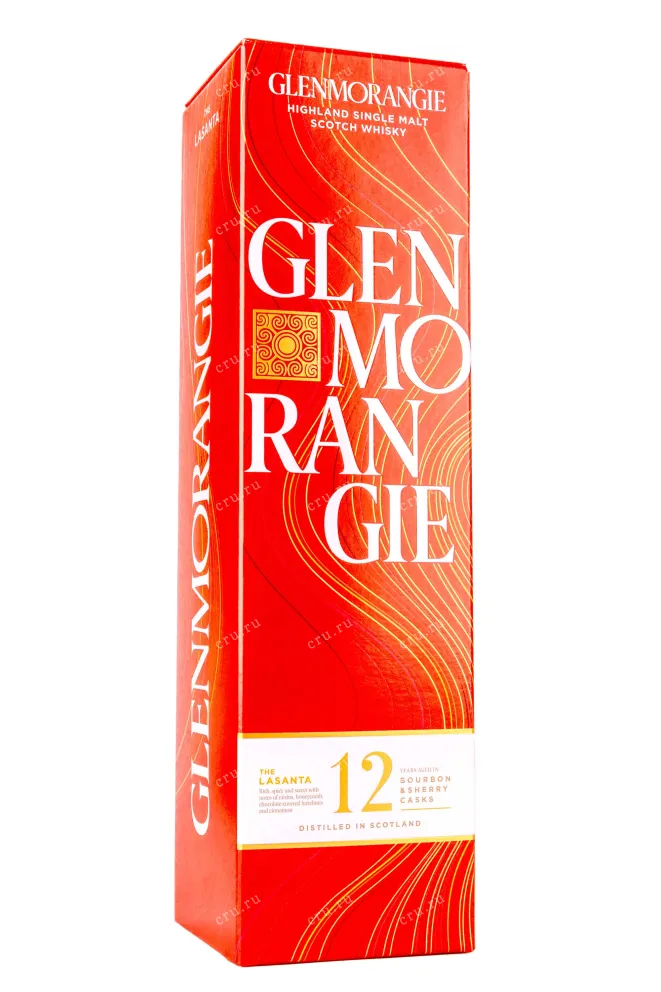 Подарочная коробка Glenmorangie Lasanta 12 years 0.7 л