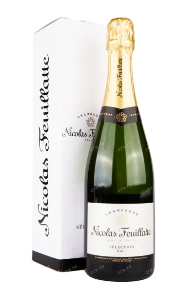 Шампанское Nicolas Feuillatte Selection Brut gift box  0.75 л