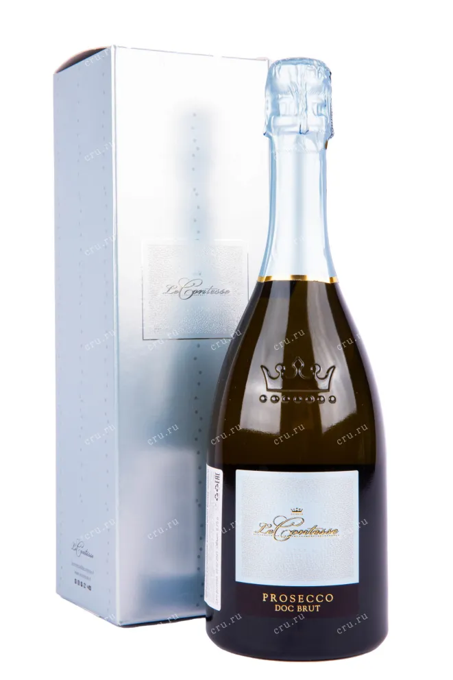 Игристое вино Le Contesse Prosecco Brut Treviso DOC with gift box  0.75 л