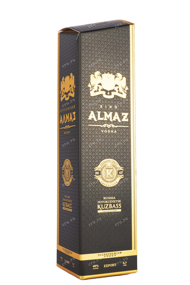 Подарочная коробка King Almaz in gift box 0.7 л