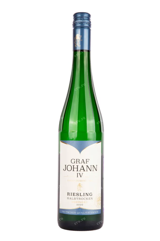 Вино Graf Johann IV Riesling Halbtrocken Rheingau 2023 0.75 л