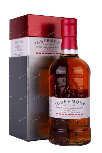 Виски Tobermory 20 years in gift box  0.7 л